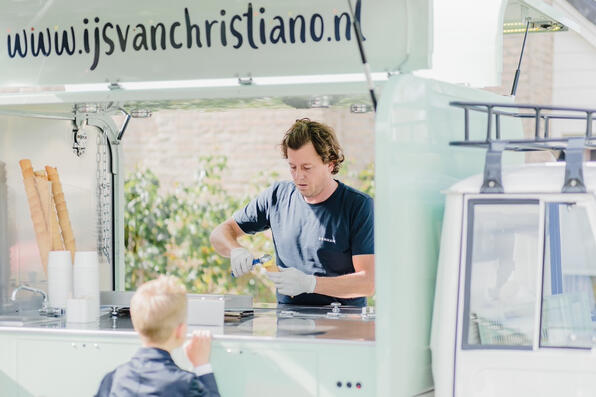 ijskar huren bruiloft